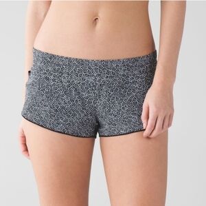 Lululemon Surf Short In Freckle Black & White Reversible